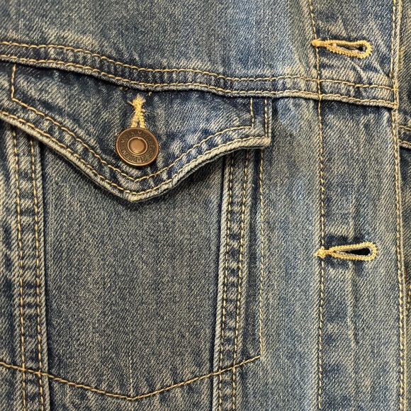 NWOT Forever 21 LA long jean jacket - Picture 6 of 6